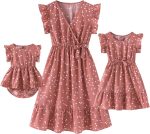 Matching Family Dresses: (Women's & Baby Girl Styles) — Ideal for Photoshoots, Vacations, and Mother's Day