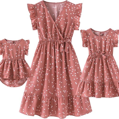 Matching Family Dresses: (Women's & Baby Girl Styles) — Ideal for Photoshoots, Vacations, and Mother's Day